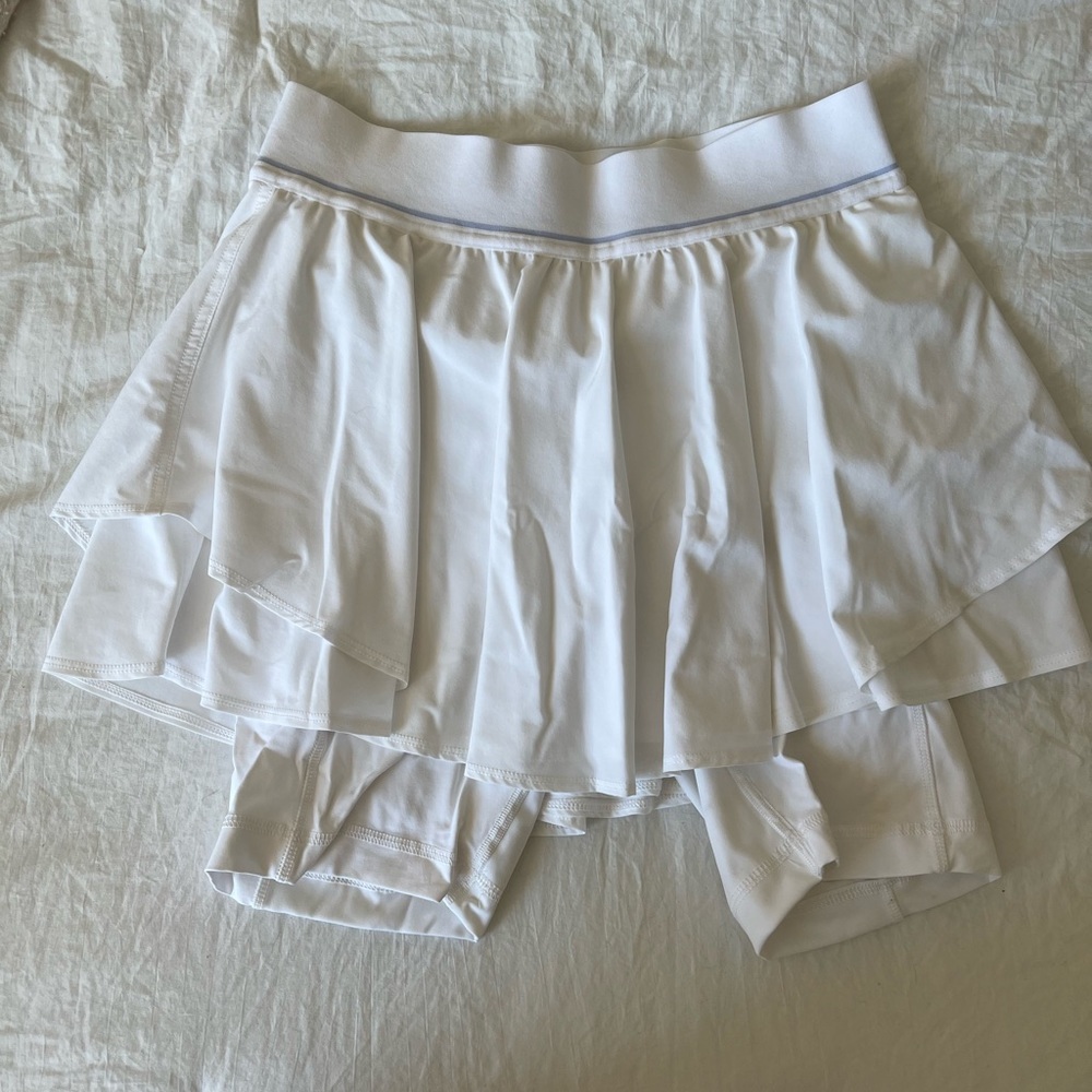 Lululemon white court rival tennis skirt